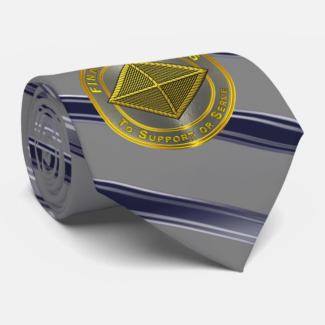 Gravata Corpo de Finanças do Exército  (Rolled)