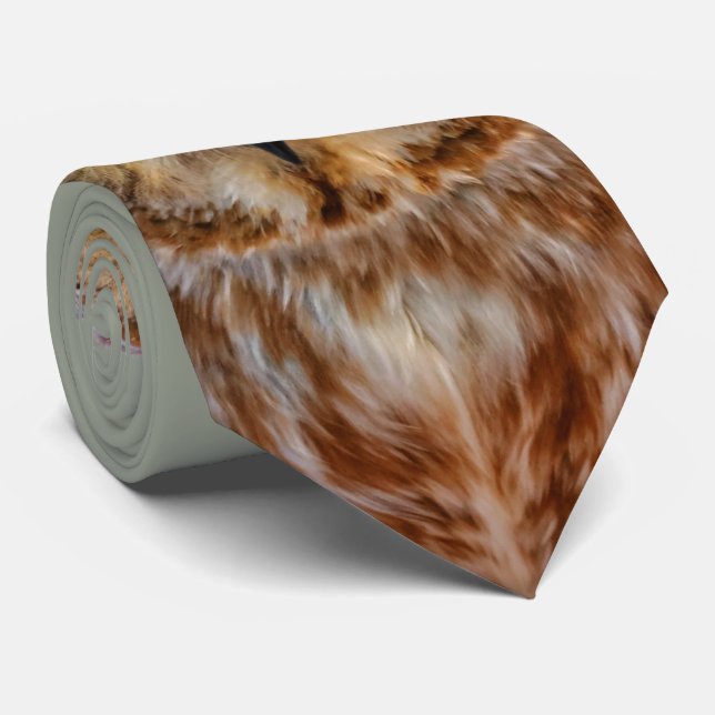 Gravata Coruja Branca De Norte Vi (Rolled)