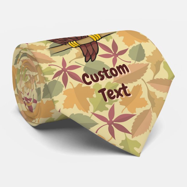 Gravata Coruja Cartoon Neck Tie (Rolled)