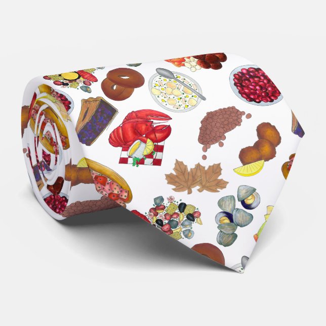 Gravata Costa Nova Inglaterra Comidas Nordeste América do  (Rolled)