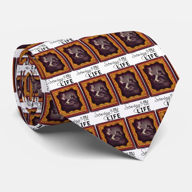 Gravata Costura É Minha Vida (Rolled)