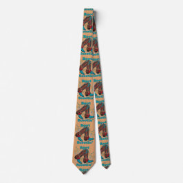 Gravata Country Western Line Dance Boot Scootin' Necktie