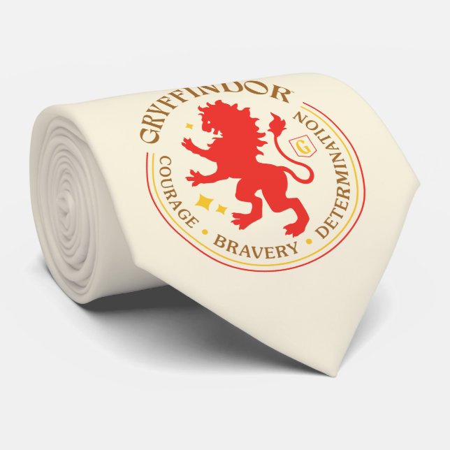 Gravata CRACHÁ GRYFFINDOR™ Red Lion House (Rolled)