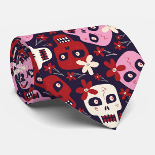 Gravata Cranio Halloween