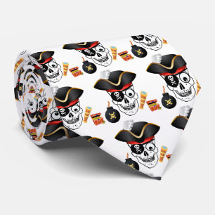 GRAVATA CRÂNIO PIRATA