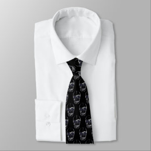 Gravata Crânios do tempo das bruxas masculinas