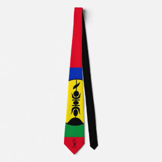 Gravata Cravar drapeau kanak