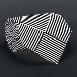 Gravata Creative Black White Color Stripes Professional<br><div class="desc">Torção Criativa Preta Branca De Cor Branca Com Torneiras Profissionais Modernas Do Pescoço.</div>