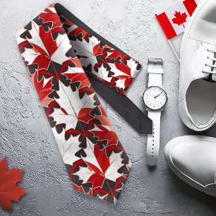 Gravata Creative Canadian Maple Leaf Pattern ID1072
