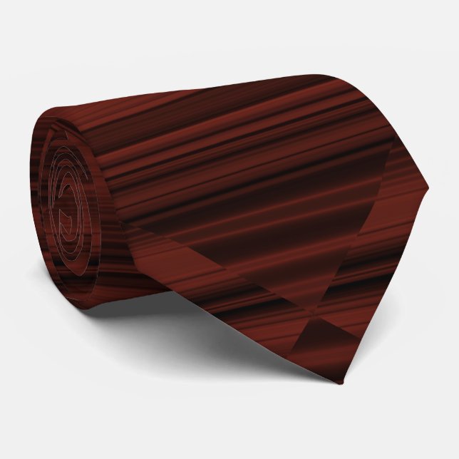 Gravata Creative Original Na moda Reddish Brown Abstrato (Rolled)