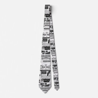 Gravata creepy newspaper