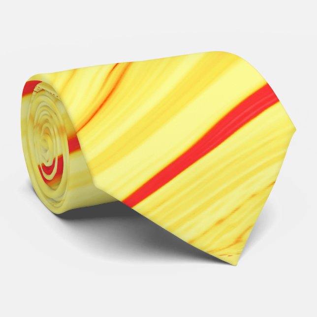 Gravata Creme de manga, com derrame curvo de vermelho ou c (Rolled)