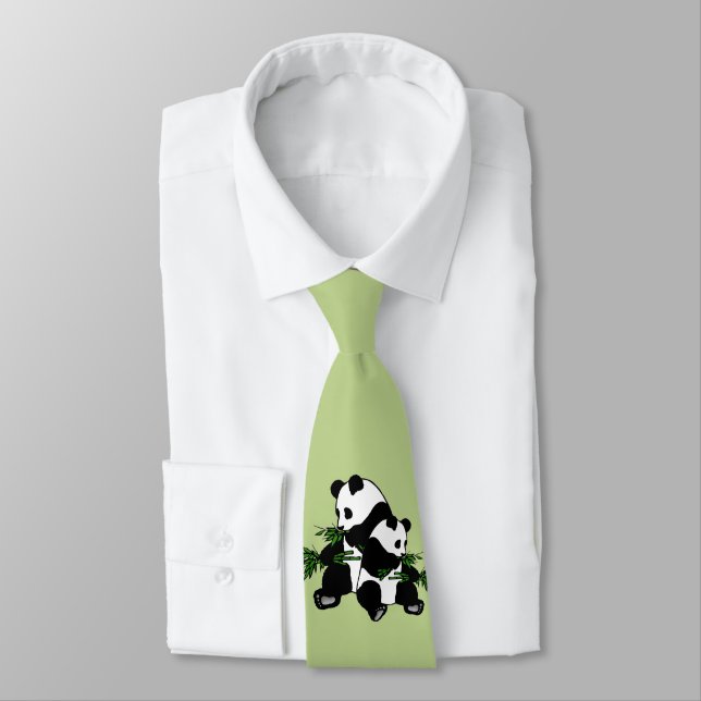 Gravata Crescendo Panda (Amarrado)