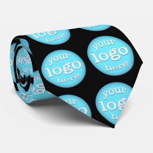 Gravata Criar padrão de logotipo comercial preto