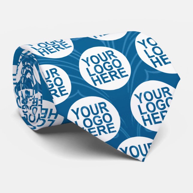 Gravata Criar Promocional de logotipo da empresa (Rolled)