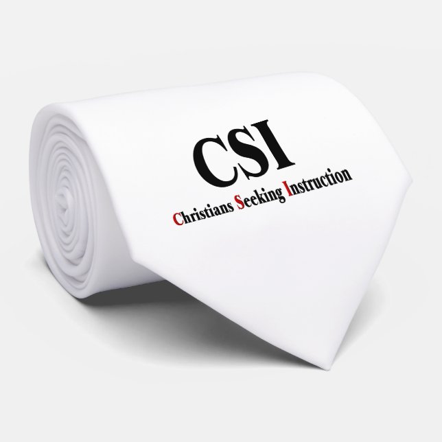 Gravata Cristãos CSI (Rolled)