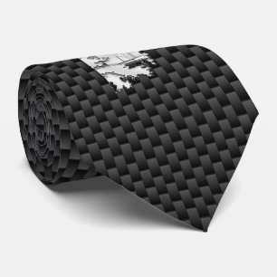 Gravata Cromo como Farol em impressão de fibra de carbono