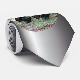 Gravata Cruz Cristã com Luz Azul