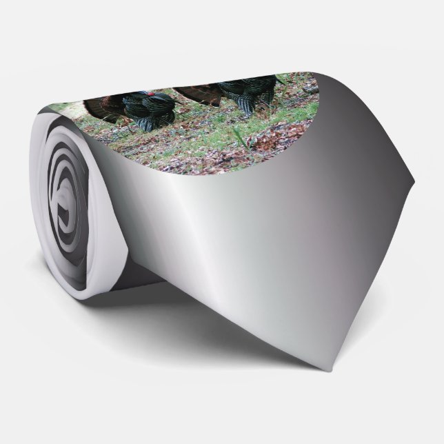 Gravata Cruz Cristã com Luz Azul (Rolled)