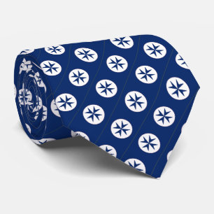 Gravata cruz de octógono BLUE CORSAIR STYLE