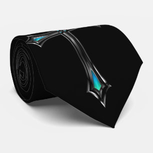 Gravata Cruz de prata