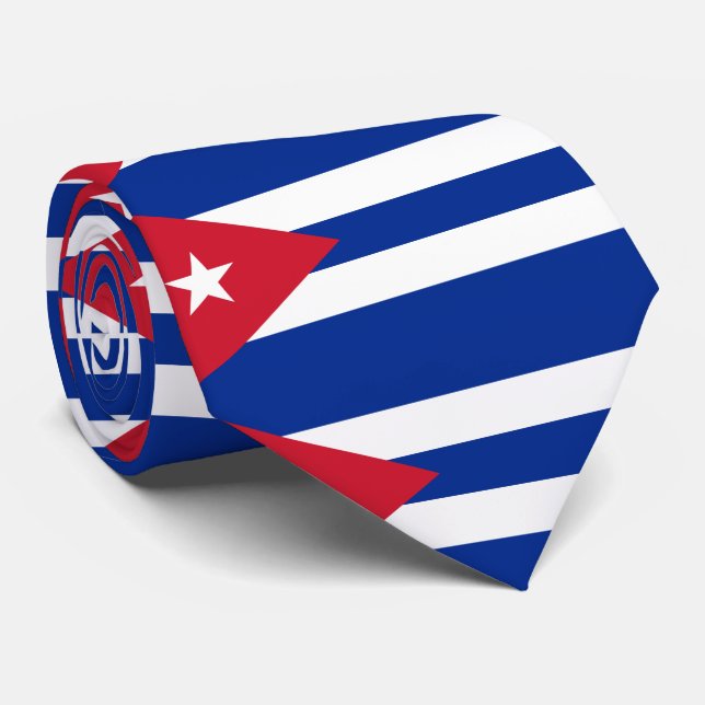 Gravata Cuba flag (Rolled)