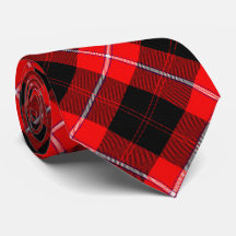 Cunningham Clan Tartan Red Black