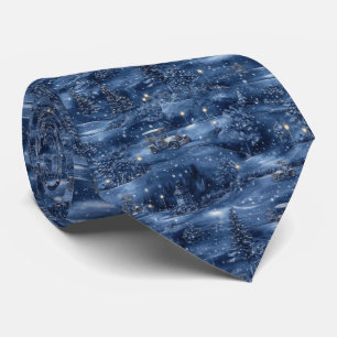 Gravata Curso de Golfe na véspera de Natal Necktie