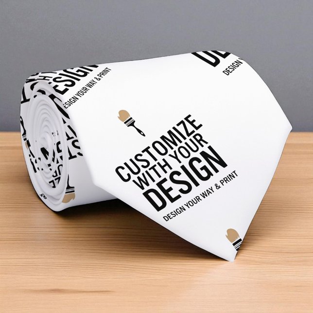 Gravata Custom Minimalist Personalized Company Branded  (Criador carregado)