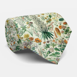 Gravata Cute Floral Botanical Drawing by Adolphe Millot