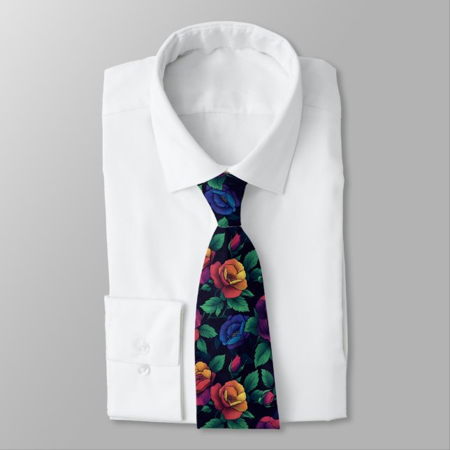 Gravata Cute Groomsman Gift Rose (Amarrado)