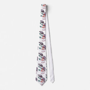Gravata Cute & Whimsical Wildlife Christmas Holiday Tie