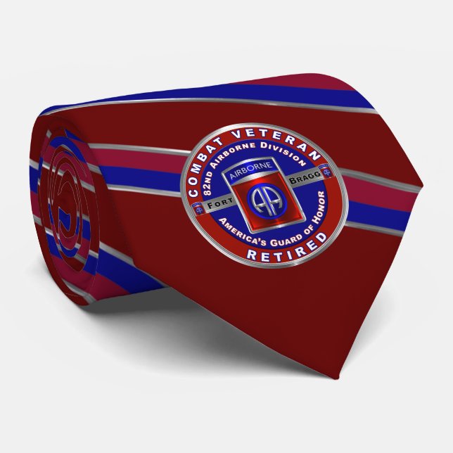 Gravata da 82ª Divisão Aerotransportada (Rolled)