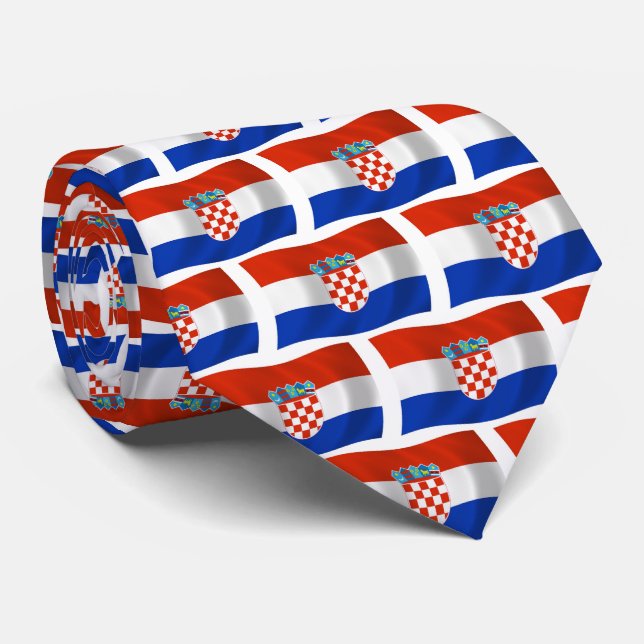 Gravata da Bandeira da Croácia (Rolled)