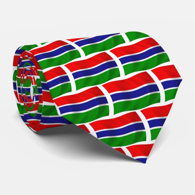 Gravata da Bandeira da Gâmbia (Rolled)