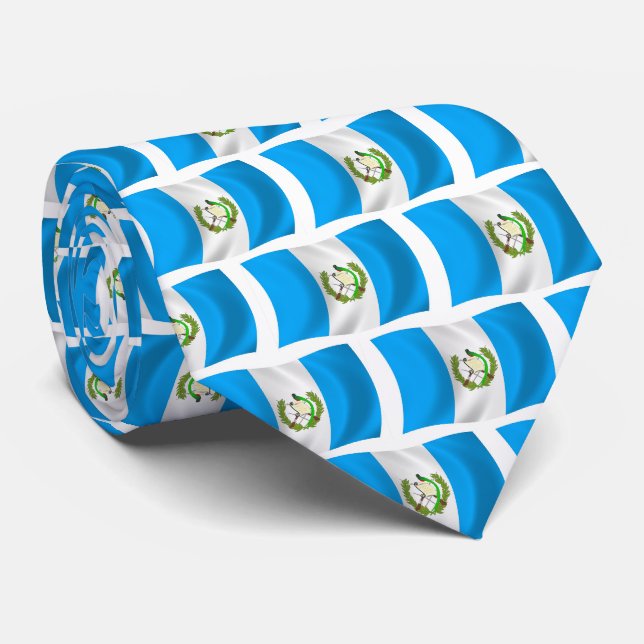 Gravata da Bandeira da Guatemala (Rolled)