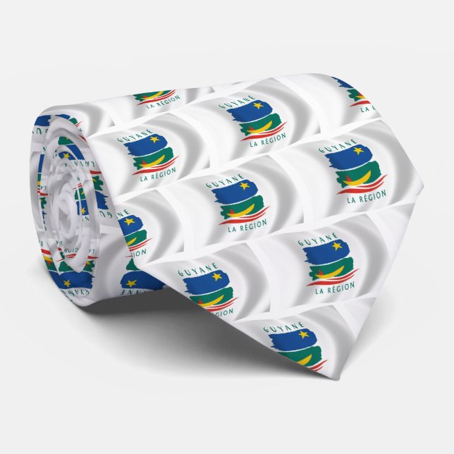 Gravata da Bandeira da Guiana Francesa (Rolled)