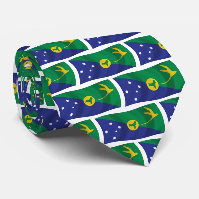 Gravata da Bandeira da Ilha Christmas (Rolled)