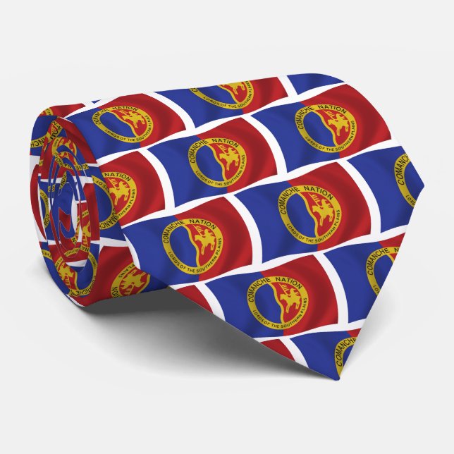 Gravata da Bandeira da Nação Comanche (Rolled)