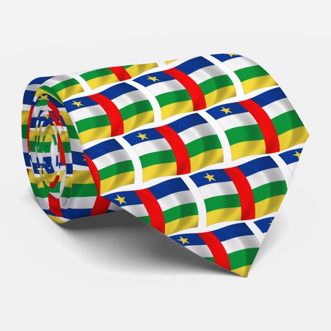 Gravata da Bandeira da República Centro-Africana (Rolled)