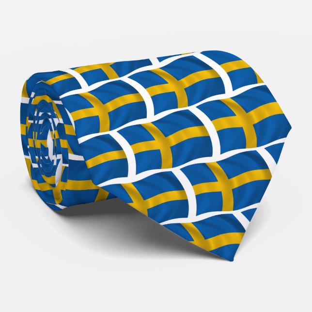 Gravata da Bandeira da Suécia (Rolled)