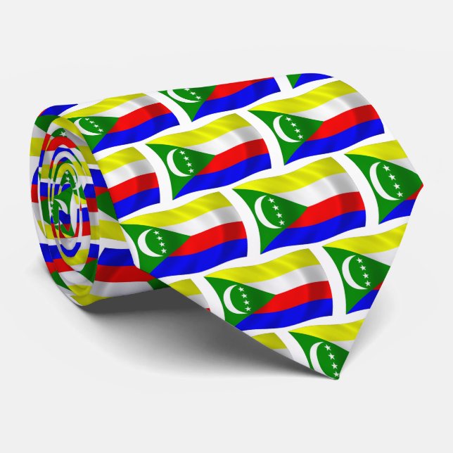 Gravata da Bandeira das Comores (Rolled)