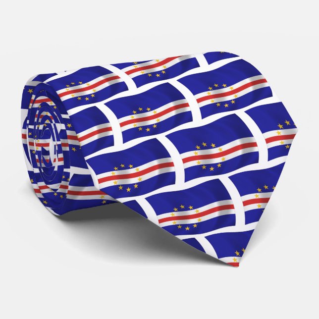 Gravata da Bandeira de Cabo Verde (Rolled)
