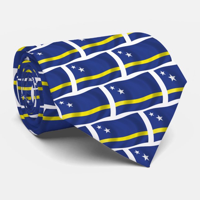 Gravata da Bandeira de Curaçao (Rolled)