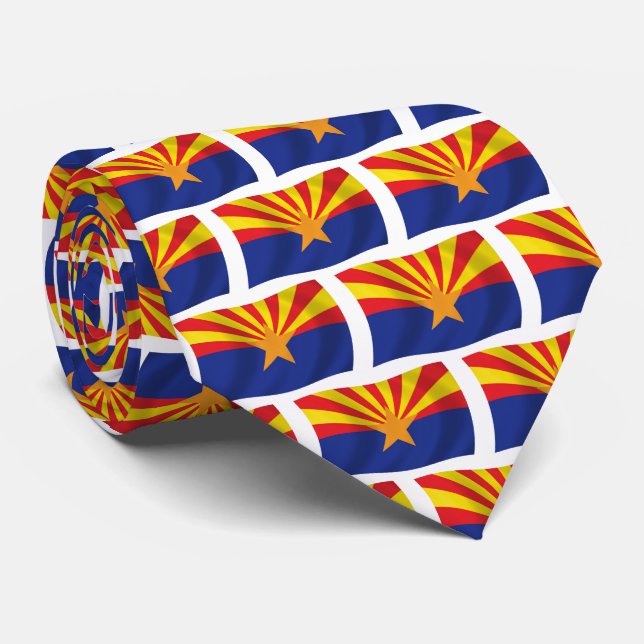 Gravata da Bandeira do Arizona (Rolled)