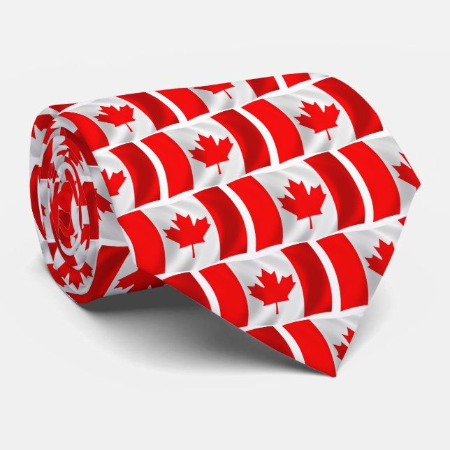 Gravata da Bandeira do Canadá (Rolled)