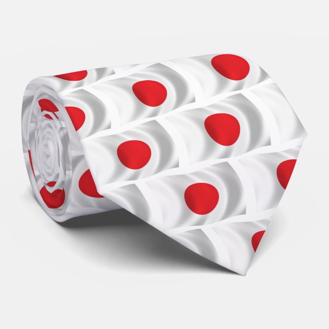 Gravata da Bandeira do Japão (Rolled)