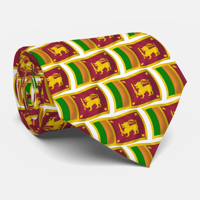 Gravata da Bandeira do Sri Lanka (Rolled)