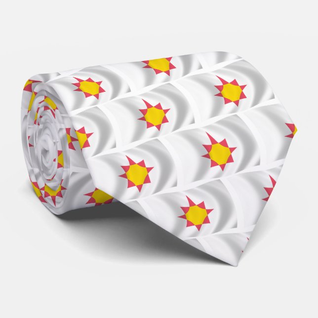 Gravata da Bandeira Novial (Rolled)