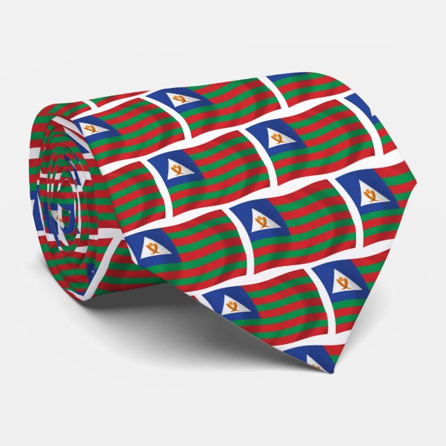 Gravata da Bandeira Tribal Bubi (Rolled)